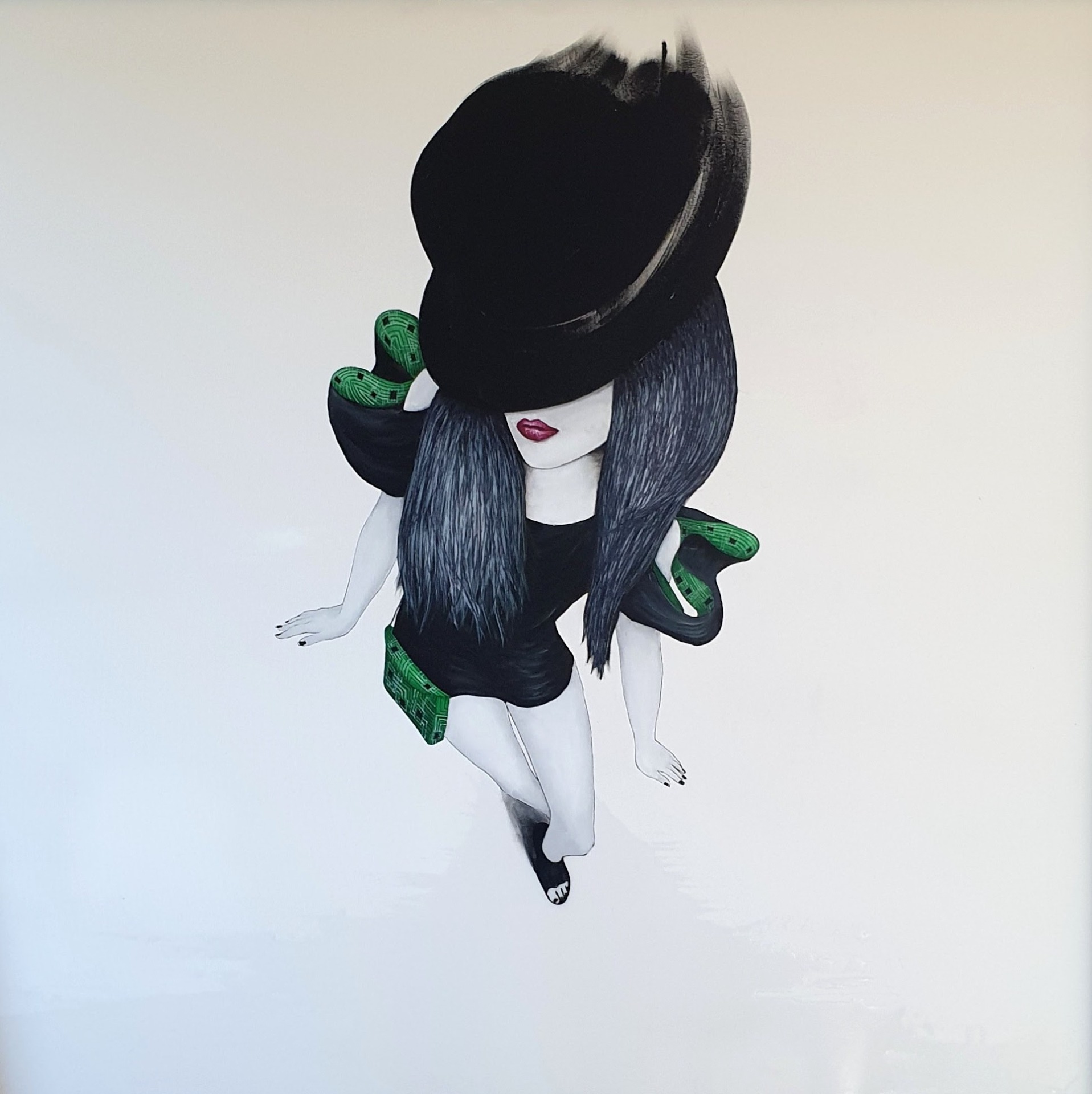 "Painting ‘Point of view’ by Mauro Andrenacci – acrylic canvas
